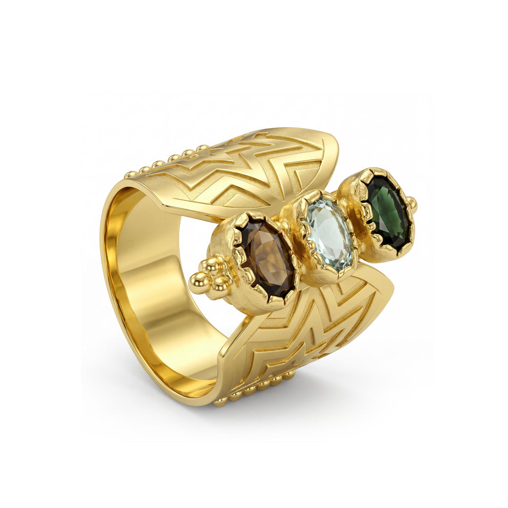 Tourmaline Vintage Ring