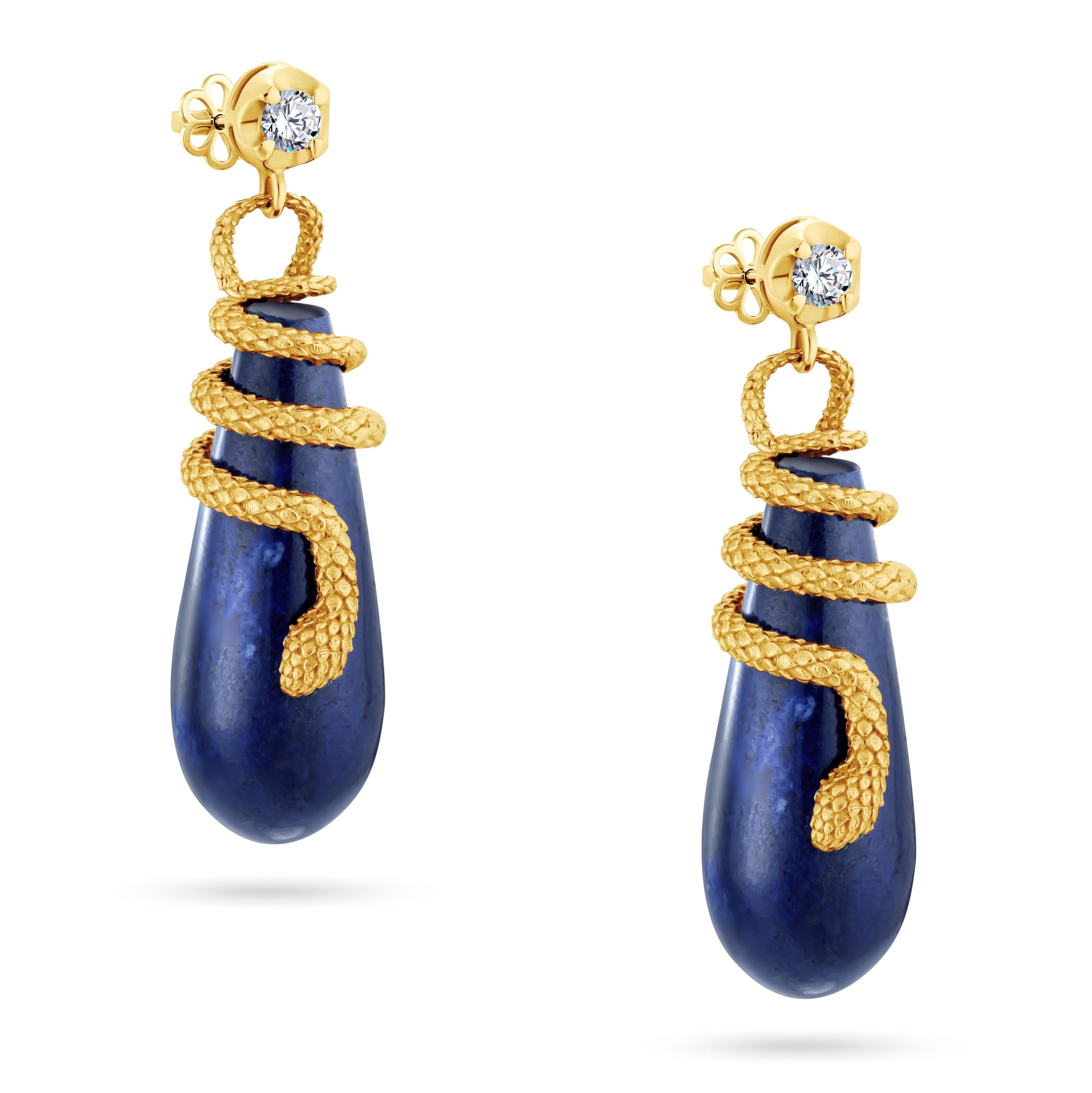 Blue Earrings