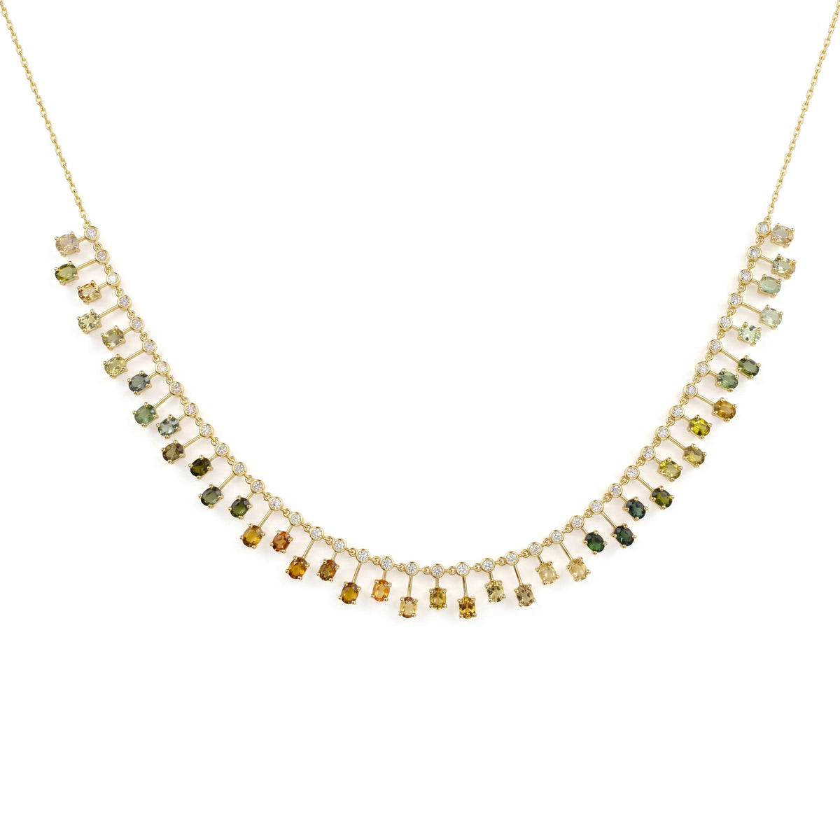 Tourmaline Ombre Necklace