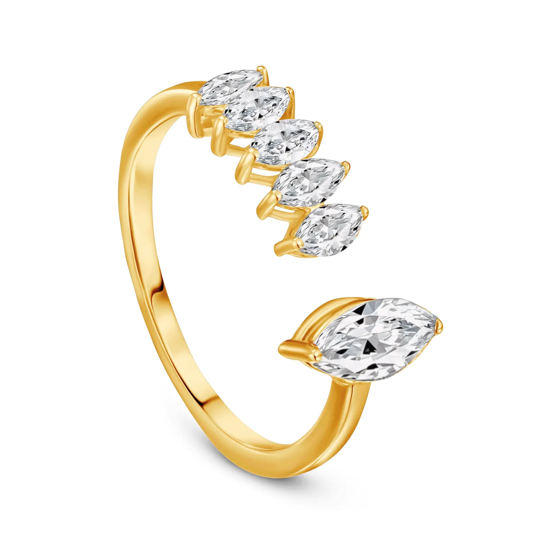 Marquise Muse Cascade Ring