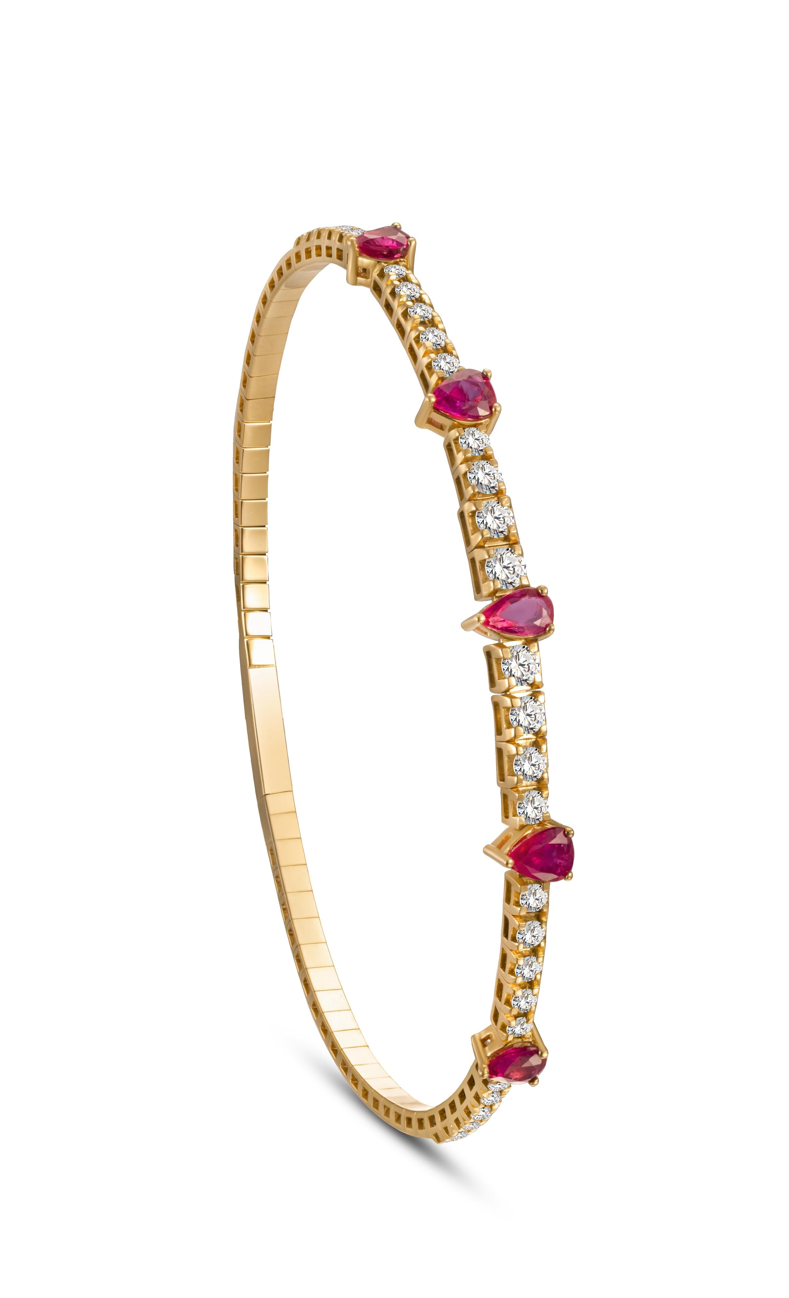 Muse Ruby Bangle