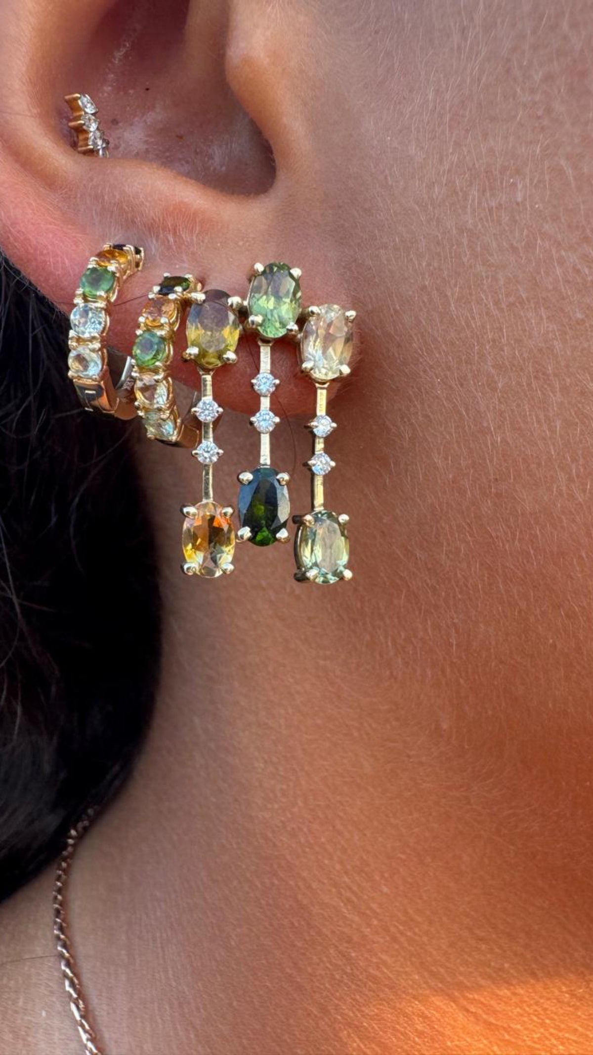 Tourmaline Muse Earrings